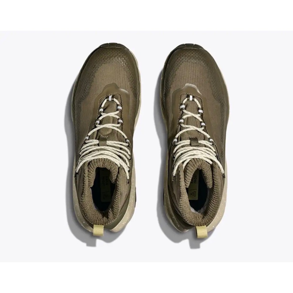 Hoka Kaha Frost Mens 10.5 Green Excellent Gore-Tex Primaloft Vibram - Picture 12 of 12